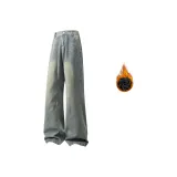 Винтажный синий (утолщенный с флисовой подкладкой)