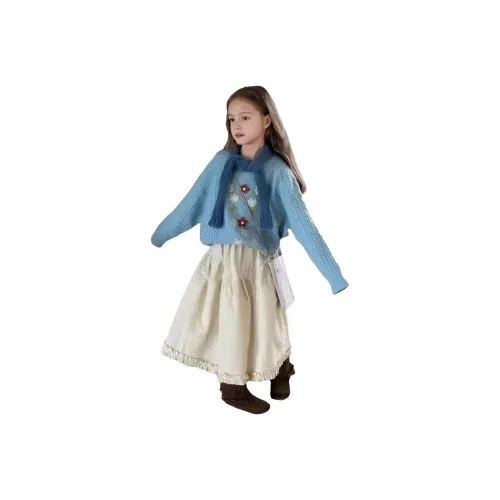 SAIQI Синий Свитер Школьный возраст Свитера