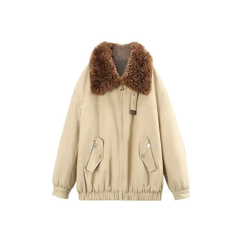 SUXINGDELEYUAN Хлопковый пуховик женский