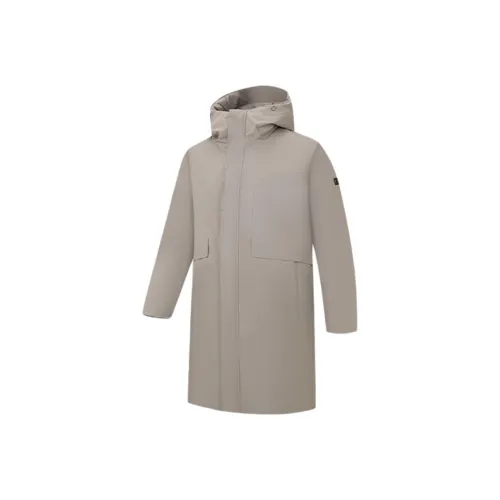 QIAODAN Оловянно-серый Мужской Пуховик