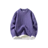 Флисовая подкладка фиолетового цвета