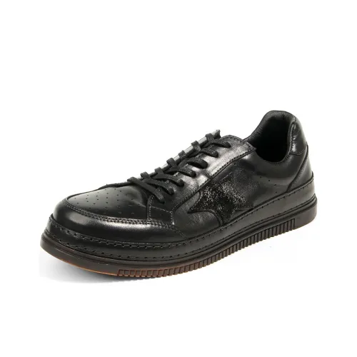 IZEIZIG Лошадиная кожа Низкие кроссовки для скейтбординга Мужские