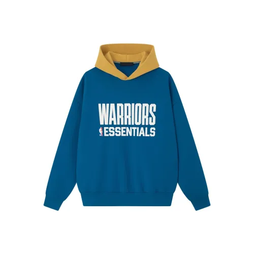 Fear Of God Essentials NBA Синий Светлый Tuscan Warrior Синий Светлый Бежевый Желтый Мужские Свитшоты