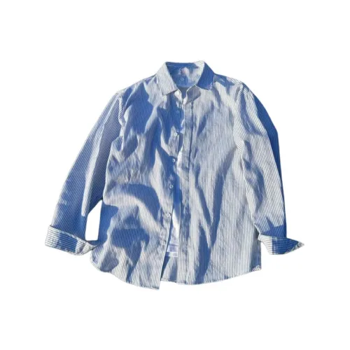 W.O.L Blue Men's Shirts W.O.L Синие Мужские Рубашки