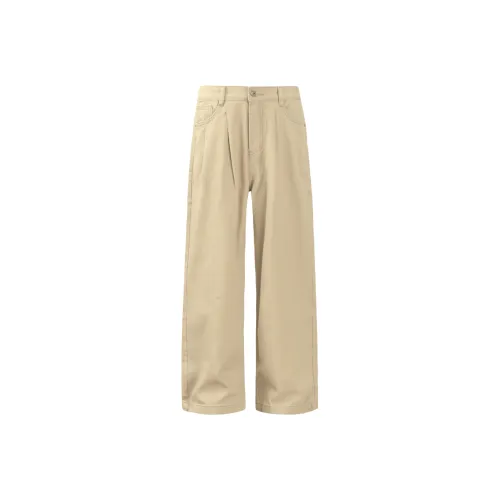 JZWSTUDIO Хаки Унисекс Повседневные Штаны