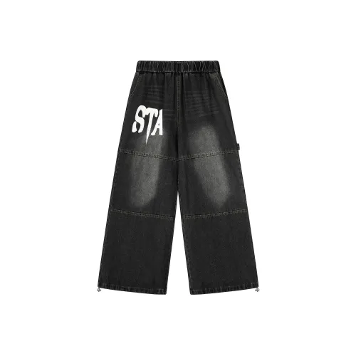 TREND ST Черные Унисекс Джинсы