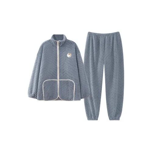 MADALLO Светло-синий Мужской Пижамный комплект