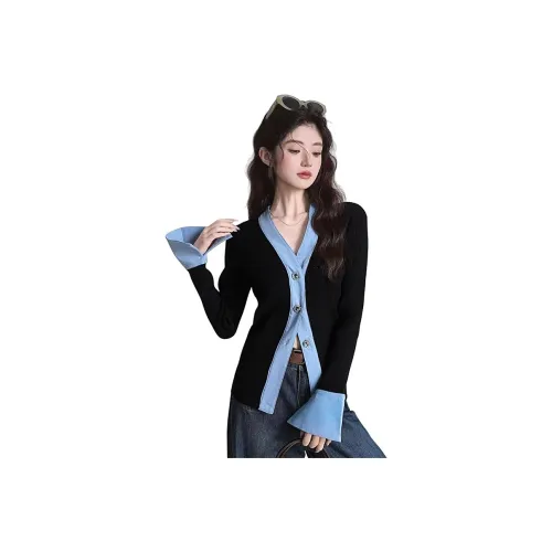 Cotton Gene Черный Женский Трикотаж