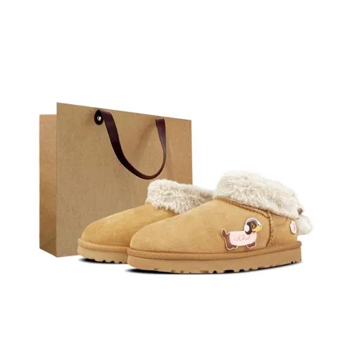 UGG CLASSIC ULTRA MINI Термические ботинки до щиколотки (размер в длину) Женские Каштаново-коричневые