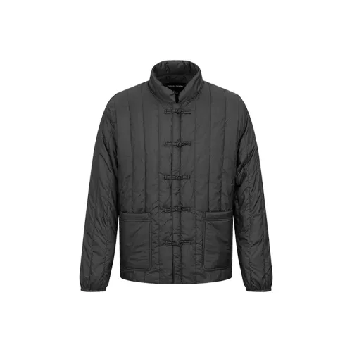 URBAN REVIVO Глубокий черный Мужские пуховики