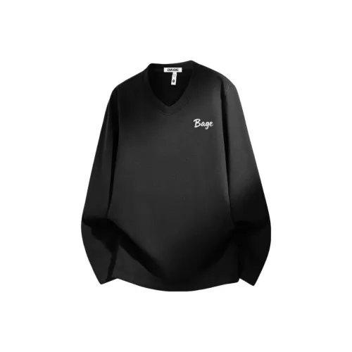 BAGE Длинный рукав Т-рубашка Унисекс