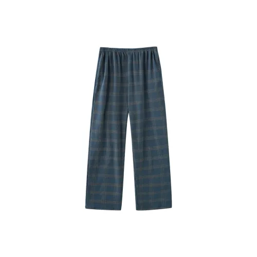 MADALLO Бирюзовый Мужские Пижамные Штаны