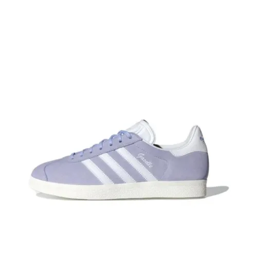 Adidas Originals Gazelle Abrasion Resistant Низкие Кроссовки для скейтбординга Женские Фиолетовые