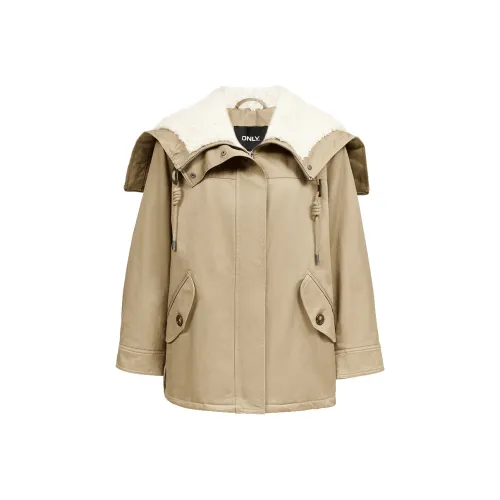Only E11 Cilantro Песочный Женские Пуховики