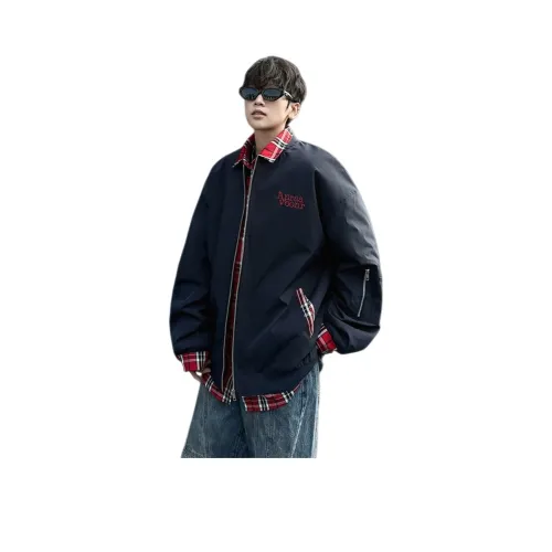 JIARONG Темно-синий синий унисекс пуховики