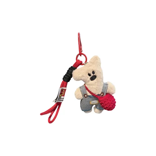 LISHA Cute Bear Комбинезоны Плюшевый Брелок 12 см Длина Тела