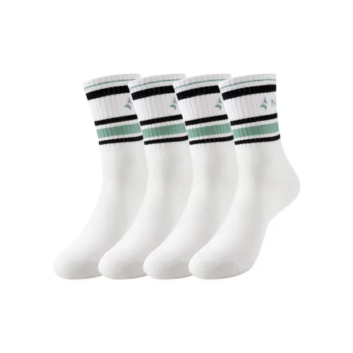 NAVIGARE [4 Pack] 4 Зеленых Женские Носки до икры MID