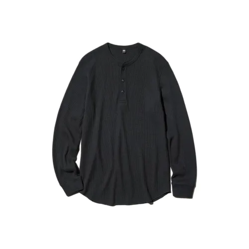 UNIQLO Мужские черные футболки