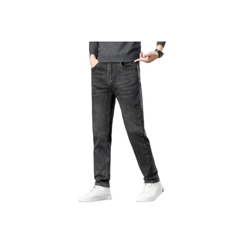 Tonlion Черные Унисекс Джинсы