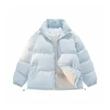 Далекая Небесная Лазурь (Утолщенный хлопковый пуховик)