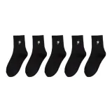 5 пар черного