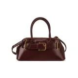 Масляная кожа, цвет бордовый