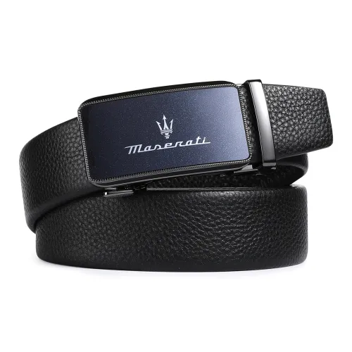 Maserati Top Коровья кожа Автоматическая застежка Ремешок Мужской Металлический 3,5 см Ремешок