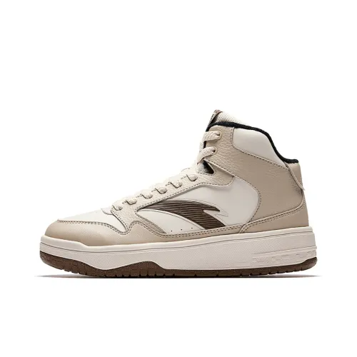 Anta Скейтборд Кроссовки High Топ Грязно-серый Нежно-хаки Ржаво-коричневый 3 Мужской