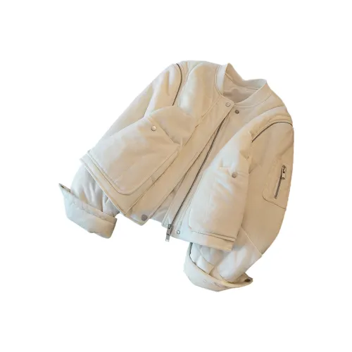 SIBAISHE Экрю Женские пуховики