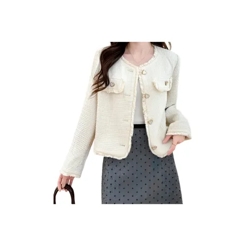 Tonlion Экрю Женские Куртки