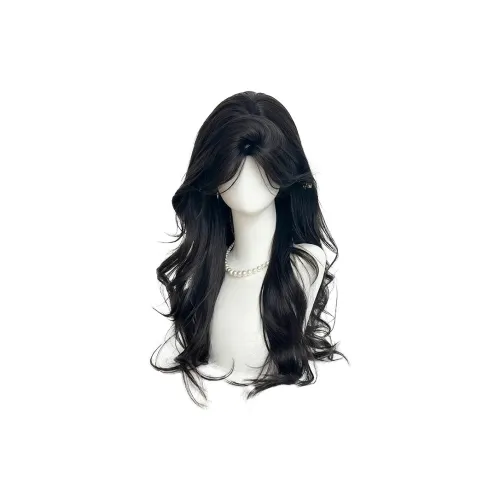 BEIQING Корейский стиль CENTER Разделённая Чёлка "восьмёрка" с BIG Волнами Женская Перука Высокая Температура Пряжа