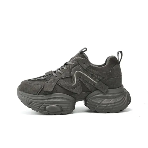 DAPHNE Устойчивые к истиранию низкие топовые кроссовки с толстой подошвой женские