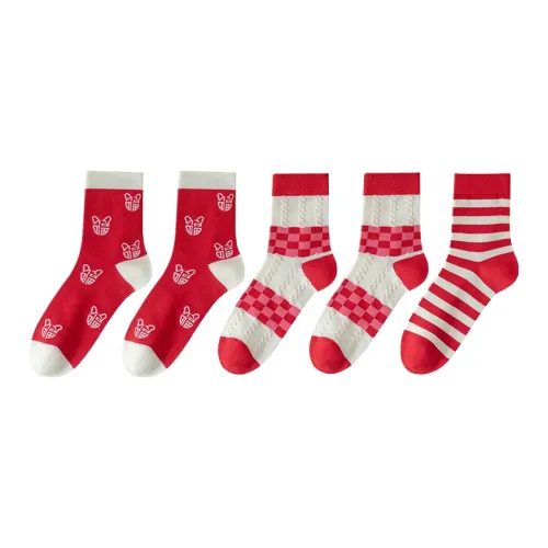 MIIOW Носки Crew Женские упаковка из 5 пар