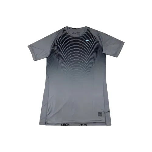 Nike Pro Мужские Черные T-Рубашки