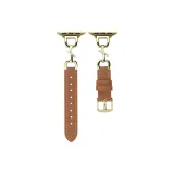 Коричневый с золотистым оттенком, застежка