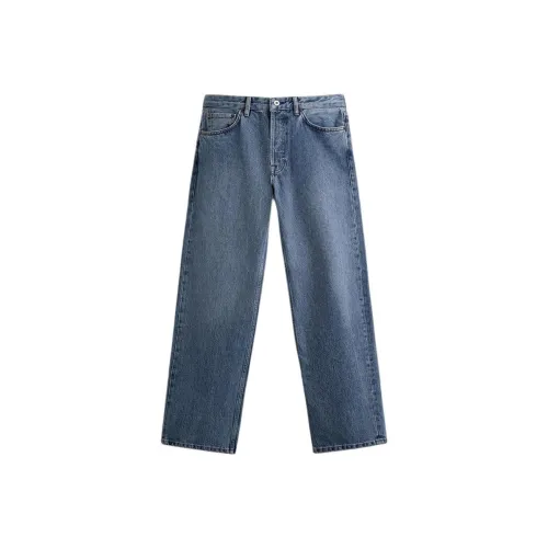 ZARA Collaboration Medium Blue Men's Jeans ZARA Collaboration Средне-синие мужские джинсы