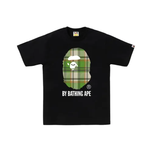 A BATHING APE Check T Рубашка Мужская