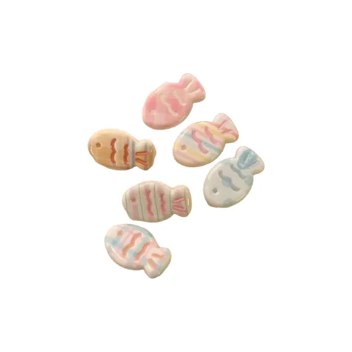 CAIYOUSHU Девичий Крем Конфетный цвет Милый Bream Рыбка Заколка для волос Сладкий стиль Ins Чёлка Мультяшный Нижняя заколка Универсальный Essential Макияж