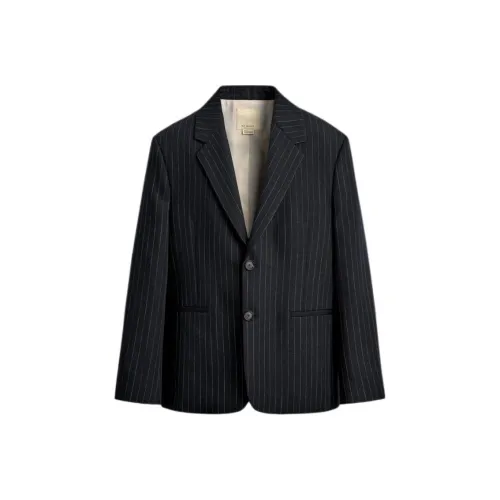 ZARA Морской синий Мужские Деловые костюмы