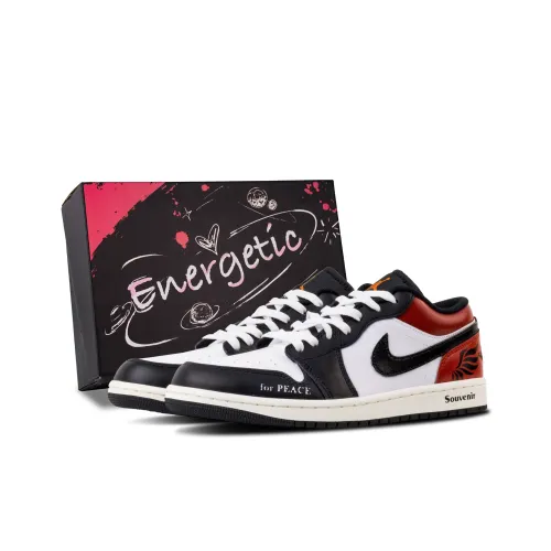 Jordan Air Jordan 1 Long Live Life Устойчивые к истиранию Низкие Баскетбольные Кроссовки Винтажные Унисекс