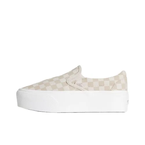 Vans CLASSIC Slip-On Скейтборд Кроссовки Унисекс Коричневый