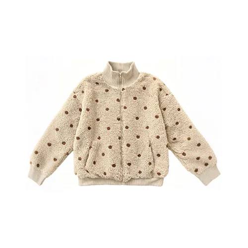 IUNOP Pearl Milk Tea Women's Velvet Jackets