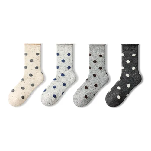 PRIMEET Носки Crew Женские упаковка из 4 пар