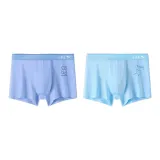 [Тип A Baby Cotton Ultra Удобный] Озерный Синий-Аква Синий (2 упаковки)