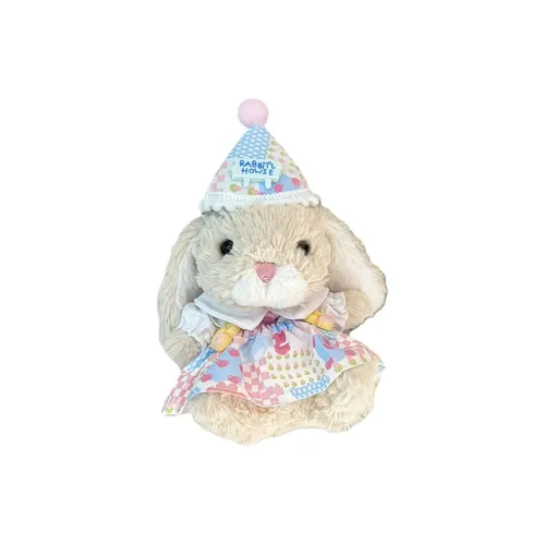 PANGPANGLONG Радужный Кролик Брелок Кукла Плюшевый Брелок 13 см Длина Тела