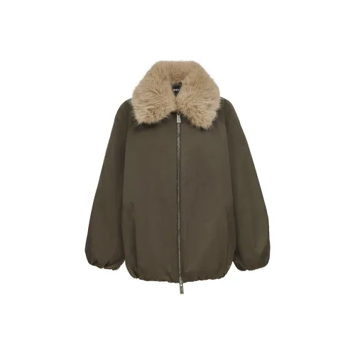 Only E04 Turtle Синий Черный Женские Пуховики