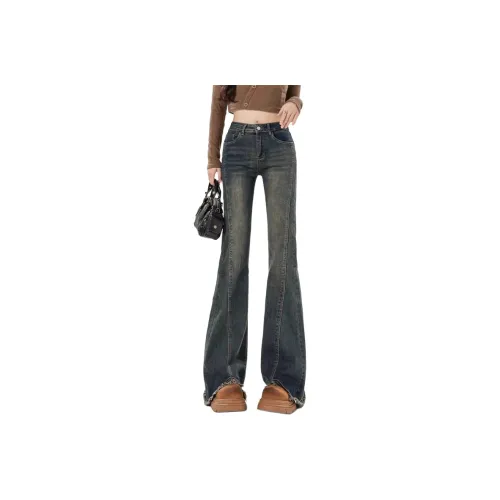 PANDA ADEVIL Бетонно-серый Женские Джинсы