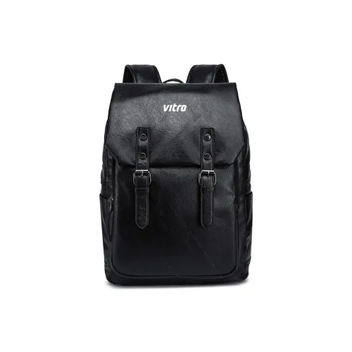VITRO ПУ (полиуретан) Рюкзак Стандартный Мужской Черный