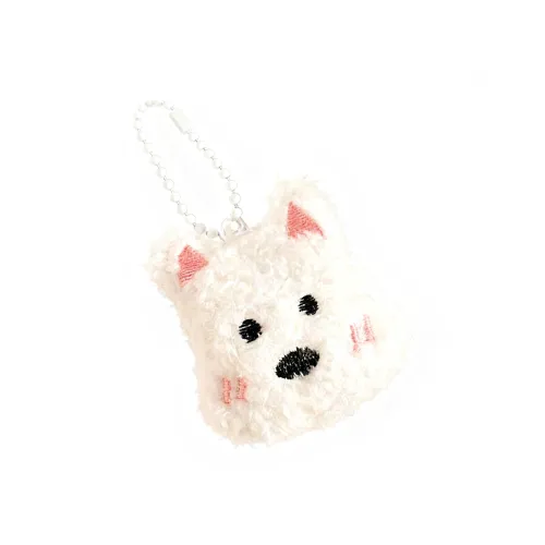 MENGO Очаровательная Собачья Голова Милый Вест-хайленд Плюшевый Брелок Длина Тела 5 см