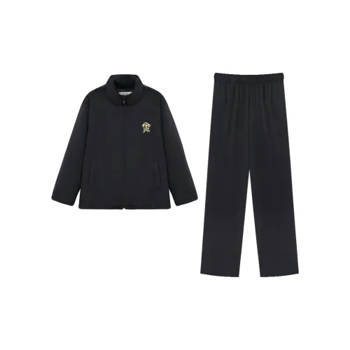 QINZUIMAO Ink Black Men's Pajama Sets